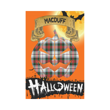 Load image into Gallery viewer, MacDuff Dress Modern Tartan Jack O' Lantern Garden Flag / Halloween Home Decor NN6