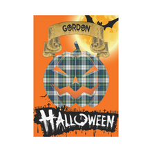 Load image into Gallery viewer, Gordon Ancient Tartan Jack O' Lantern Garden Flag / Halloween Home Decor NN8