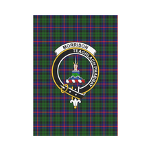 Load image into Gallery viewer, Morrison Tartan Flag Clan Badge