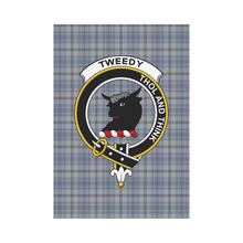 Load image into Gallery viewer, Tweedy Tartan Flag Clan Badge