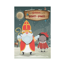 Load image into Gallery viewer, Welkom Sint en Piet Garden Flag A0