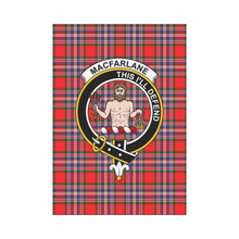 Load image into Gallery viewer, MacFarlane Modern Tartan Flag Clan Badge K7