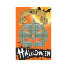 Load image into Gallery viewer, Kelly Dress Tartan Jack O' Lantern Garden Flag / Halloween Home Decor NN8