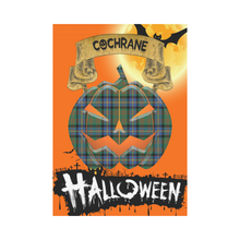 Load image into Gallery viewer, Cochrane Ancient Tartan Jack O' Lantern Garden Flag / Halloween Home Decor NN4