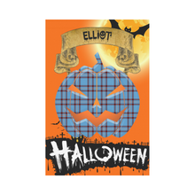 Load image into Gallery viewer, Elliot Ancient Tartan Jack O' Lantern Garden Flag / Halloween Home Decor NN4