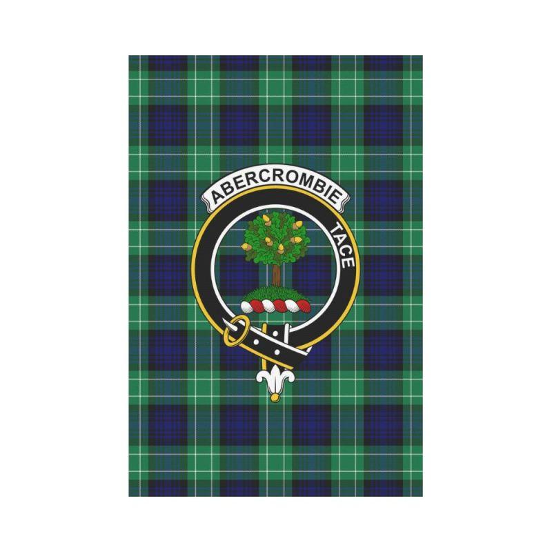 Abercrombie Tartan Flag Clan Badge