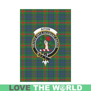 Aiton Tartan Flag Clan Badge K7