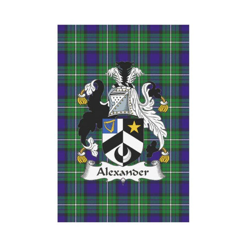 Alexander Tartan Flag Clan Badge