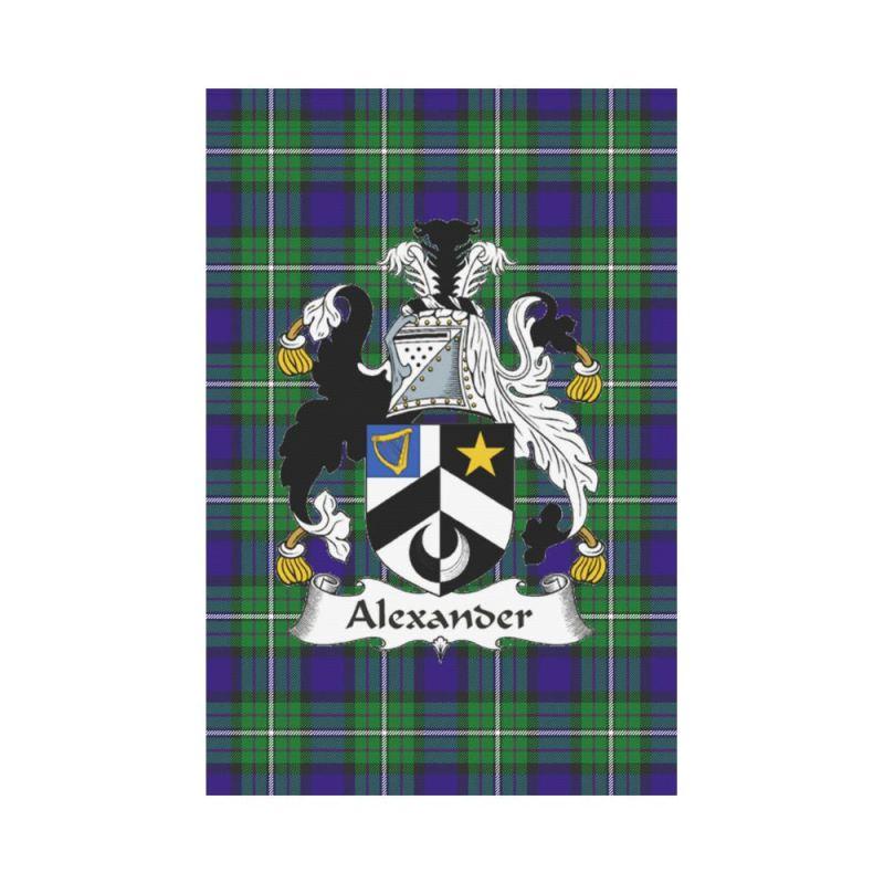 Alexander Tartan Flag Clan Badge