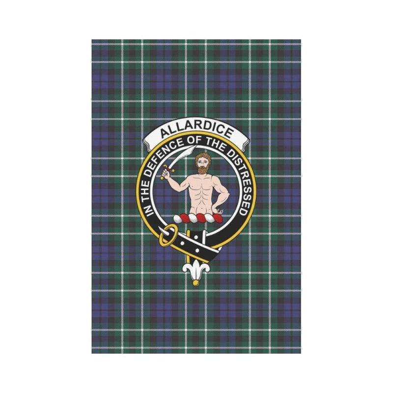 Allardice Tartan Flag Clan Badge