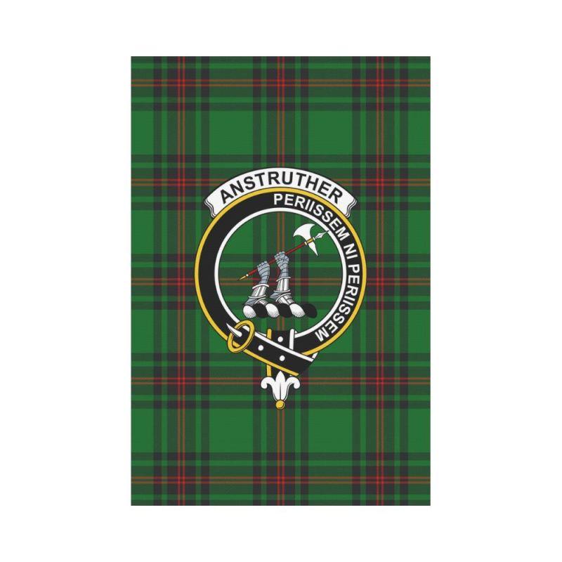 Anstruther Tartan Flag Clan Badge