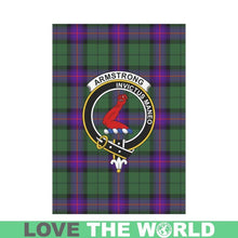 Load image into Gallery viewer, Armstrong Tartan Flag Clan Badge K7