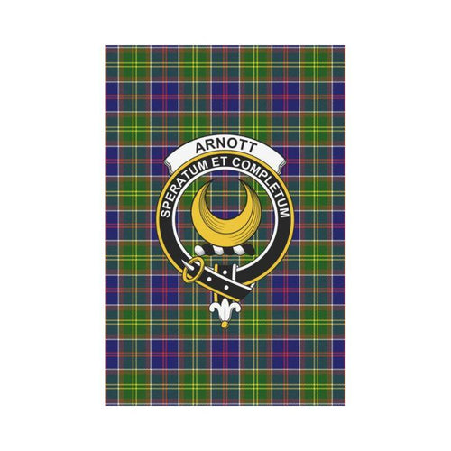 Arnott Tartan Flag Clan Badge