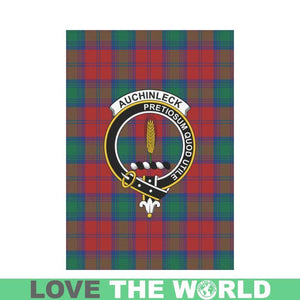 Auchinleck Tartan Flag Clan Badge K7