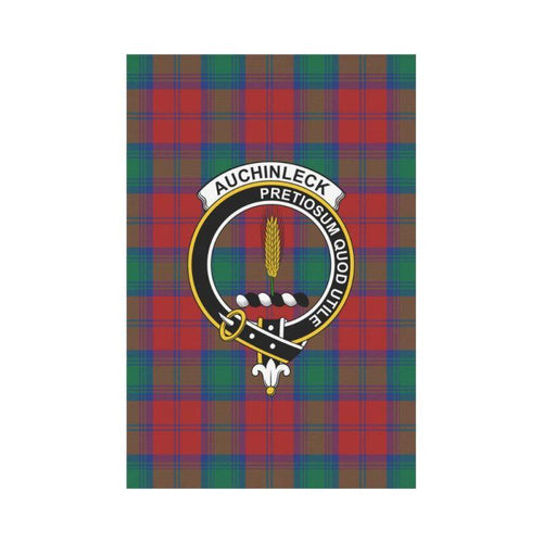 Auchinleck Tartan Flag Clan Badge