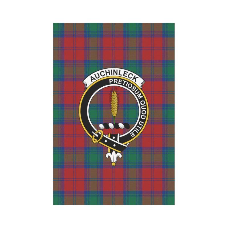 Auchinleck Tartan Flag Clan Badge
