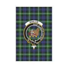 Load image into Gallery viewer, Baillie Tartan Flag Clan Badge