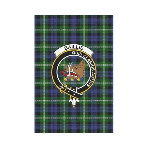 Baillie Tartan Flag Clan Badge