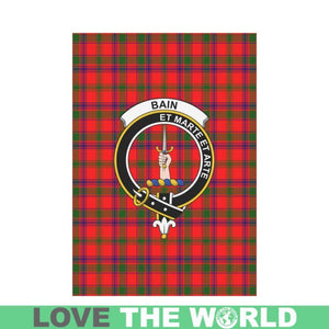 Bain Tartan Flag Clan Badge K7