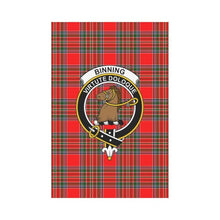 Load image into Gallery viewer, Binning Tartan Flag Clan Badge