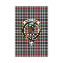 Load image into Gallery viewer, Borthwick Tartan Flag Clan Badge