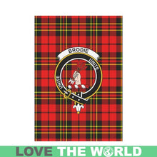 Load image into Gallery viewer, Brodie Tartan Flag Clan Badge K7