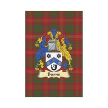 Load image into Gallery viewer, Burn Modern Tartan Clan Badge Garden Flag W7 One Size / Small Size 12X18 Flags