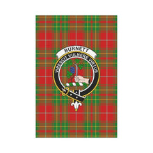 Load image into Gallery viewer, Burnett Tartan Flag Clan Badge