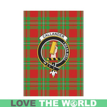 Load image into Gallery viewer, Callander Tartan Flag Clan Badge K7