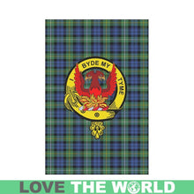 Load image into Gallery viewer, Campbell Of Loudon Tartan Clan Badge W7 One Size / Large Size 28X40 Garden Flags