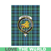 Load image into Gallery viewer, Campbell Tartan Flag Clan Badge K7