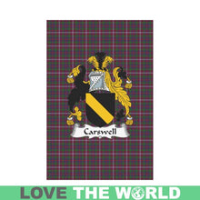 Load image into Gallery viewer, Carswell Tartan Flag Clan Badge K7