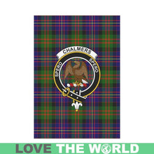 Load image into Gallery viewer, Chalmers Tartan Flag Clan Badge K7