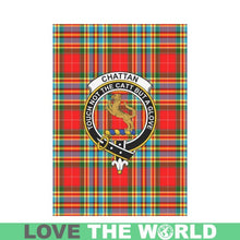 Load image into Gallery viewer, Chattan Tartan Flag Clan Badge K7
