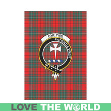 Load image into Gallery viewer, Cheyne Tartan Flag Clan Badge K7