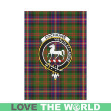 Load image into Gallery viewer, Cochcrane Tartan Flag Clan Badge K7