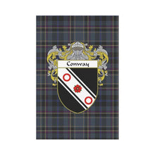 Load image into Gallery viewer, Conway Tartan Flag Clan Badge
