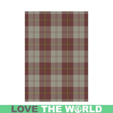 Load image into Gallery viewer, Cunningham Burgundy Dancers Tartan Flag K7
