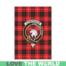 Load image into Gallery viewer, Cunningham Tartan Flag Clan Badge K7