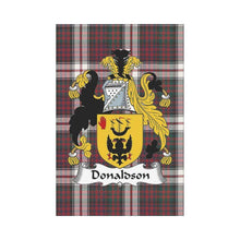 Load image into Gallery viewer, Donaldson Tartan Flag Clan Badge