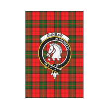 Load image into Gallery viewer, Dunbar Tartan Flag Clan Badge