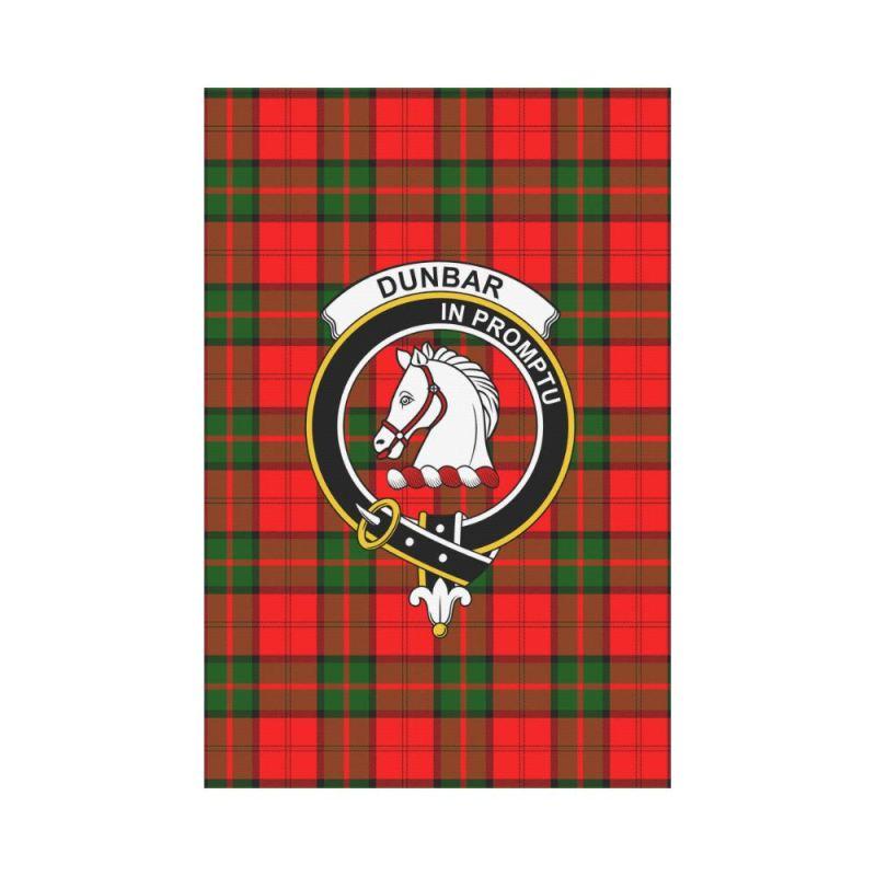 Dunbar Tartan Flag Clan Badge