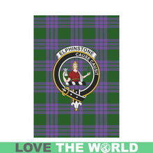Load image into Gallery viewer, Elphinstone Tartan Flag Clan Badge K7