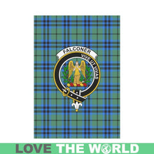 Load image into Gallery viewer, Falconer Tartan Flag Clan Badge K7
