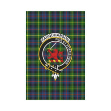 Load image into Gallery viewer, Farquharson Tartan Flag Clan Badge