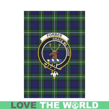Load image into Gallery viewer, Forbes Tartan Flag Clan Badge K7