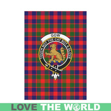 Load image into Gallery viewer, Gow Of Mcgouan Tartan Clan Badge Garden Flag Th1 One Size / Gow Of Mcgouan Garden Flag 12X18Without