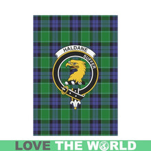 Load image into Gallery viewer, Haldane Tartan Flag Clan Badge K7