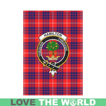 Load image into Gallery viewer, Hamilton Tartan Flag Clan Badge K7