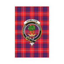 Load image into Gallery viewer, Hamilton Tartan Flag Clan Badge